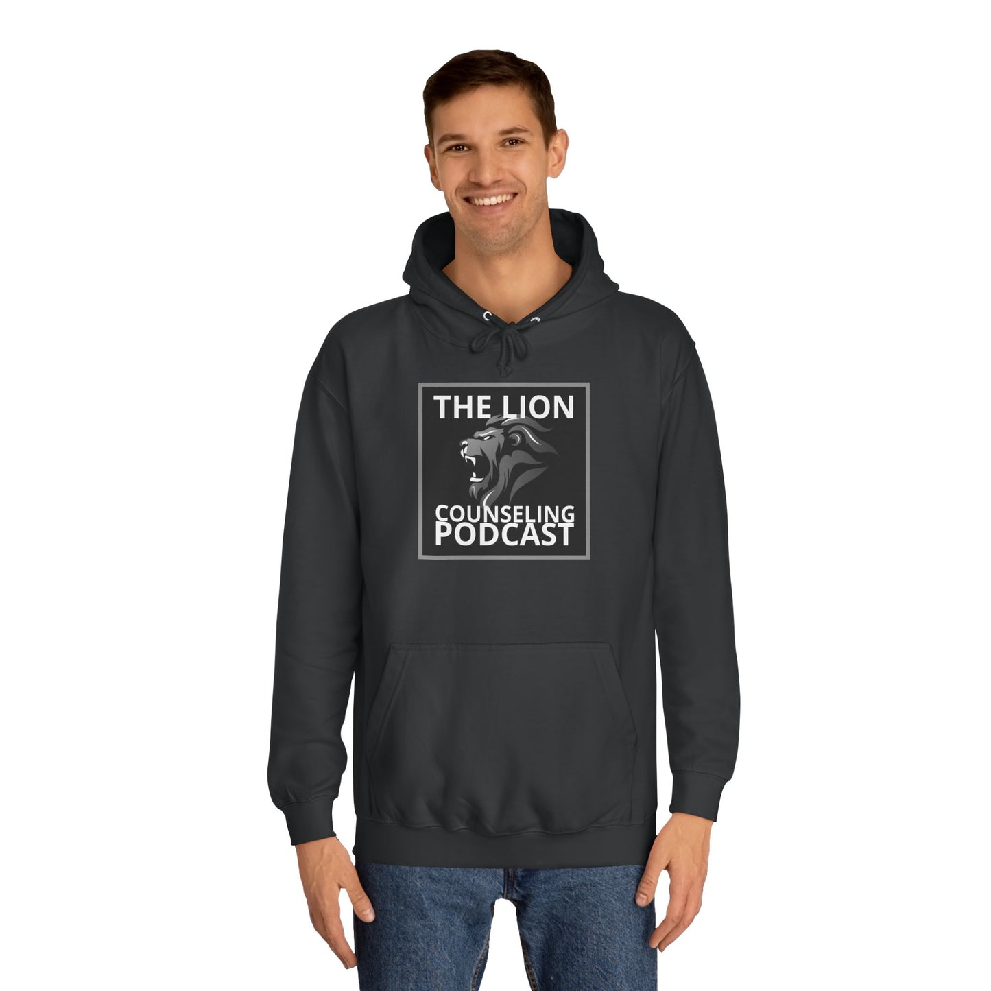 Lion Counseling Men's Hoodie | Bold Christian Apparel for Leaders, Fathers, and Warriors